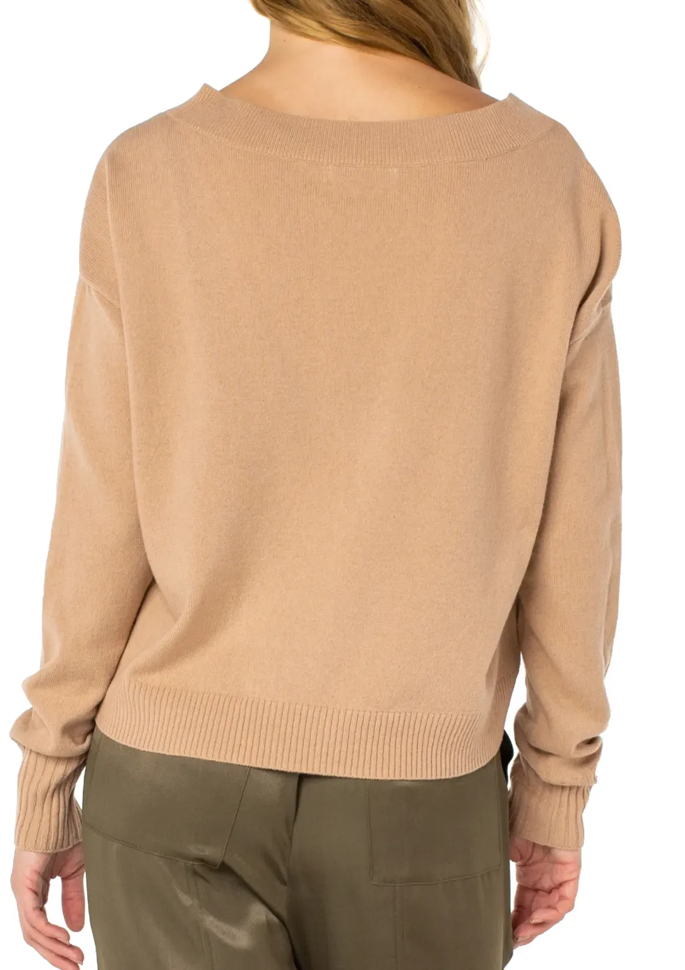 Serra Long Sleeve V Neck Sweater "The Easy"