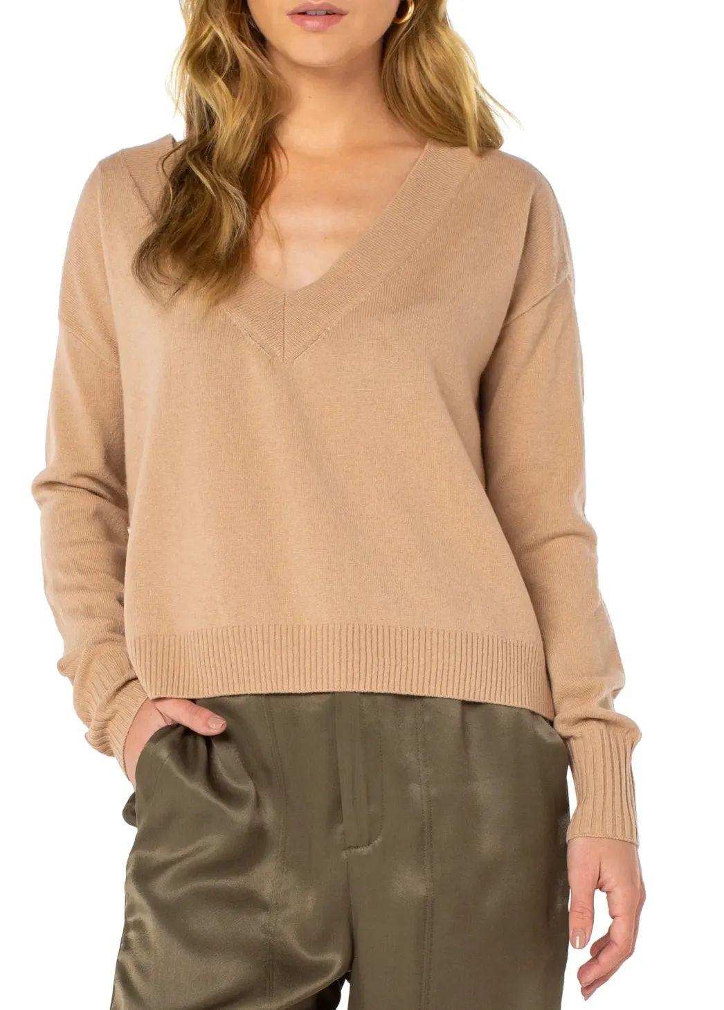 Serra Long Sleeve V Neck Sweater "The Easy"