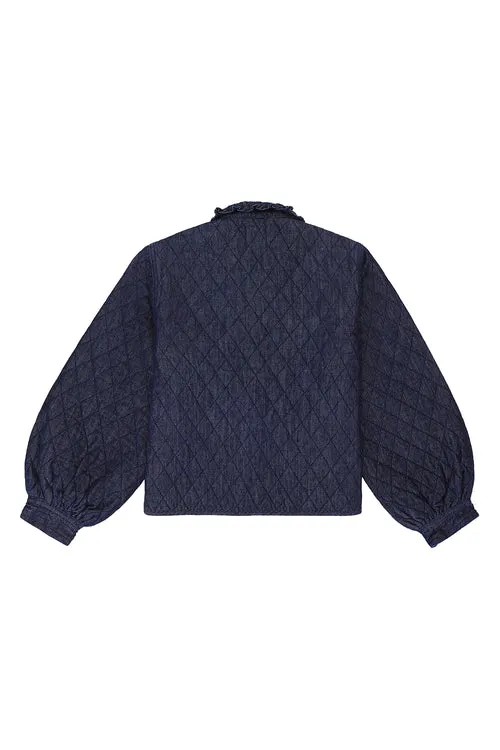 seventy   mochi Heidi Jacket in Indigo Rinse