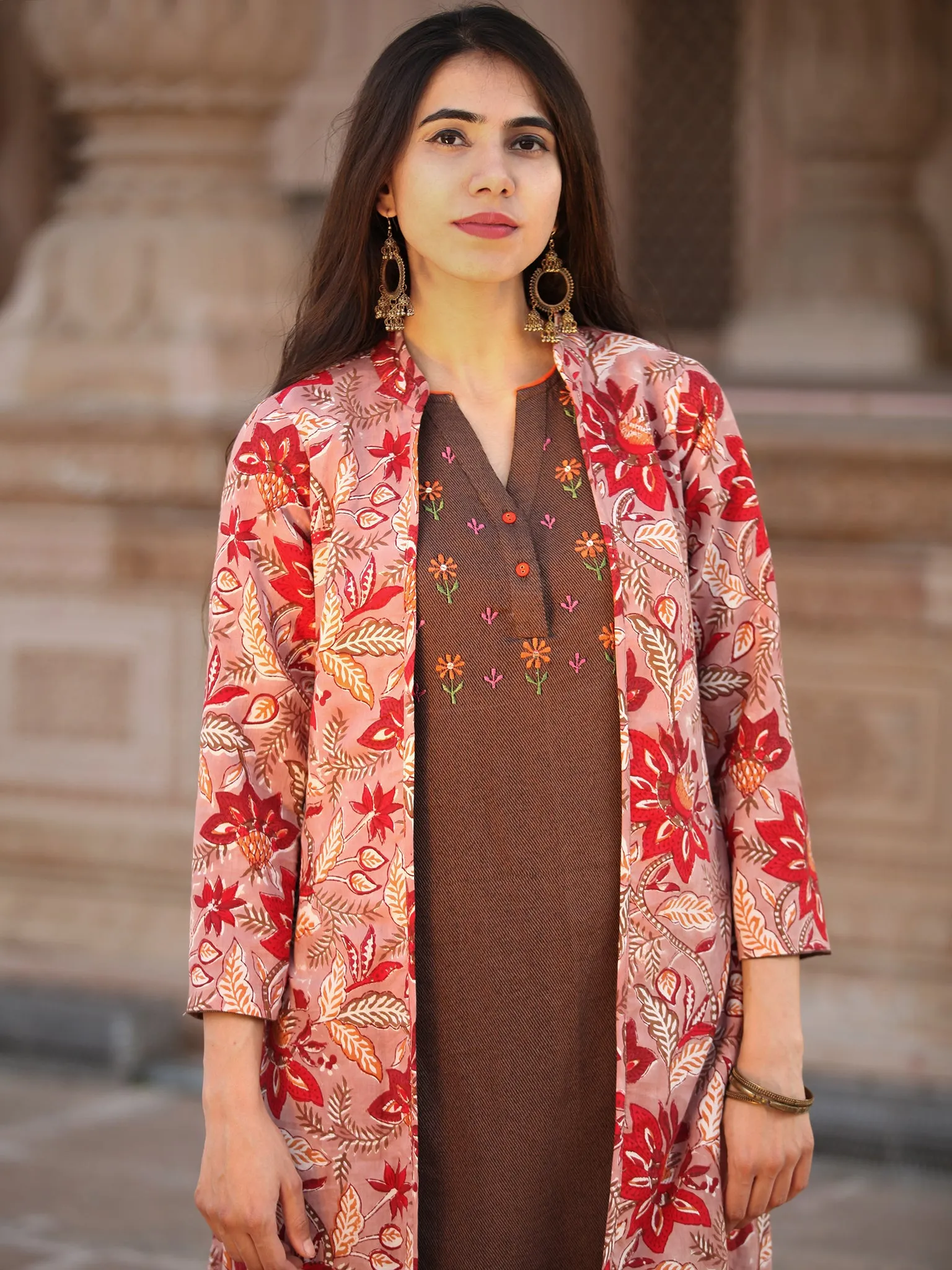 Shishir Megha - Handloom Woolen Reversible Jacket - KJ06A0006