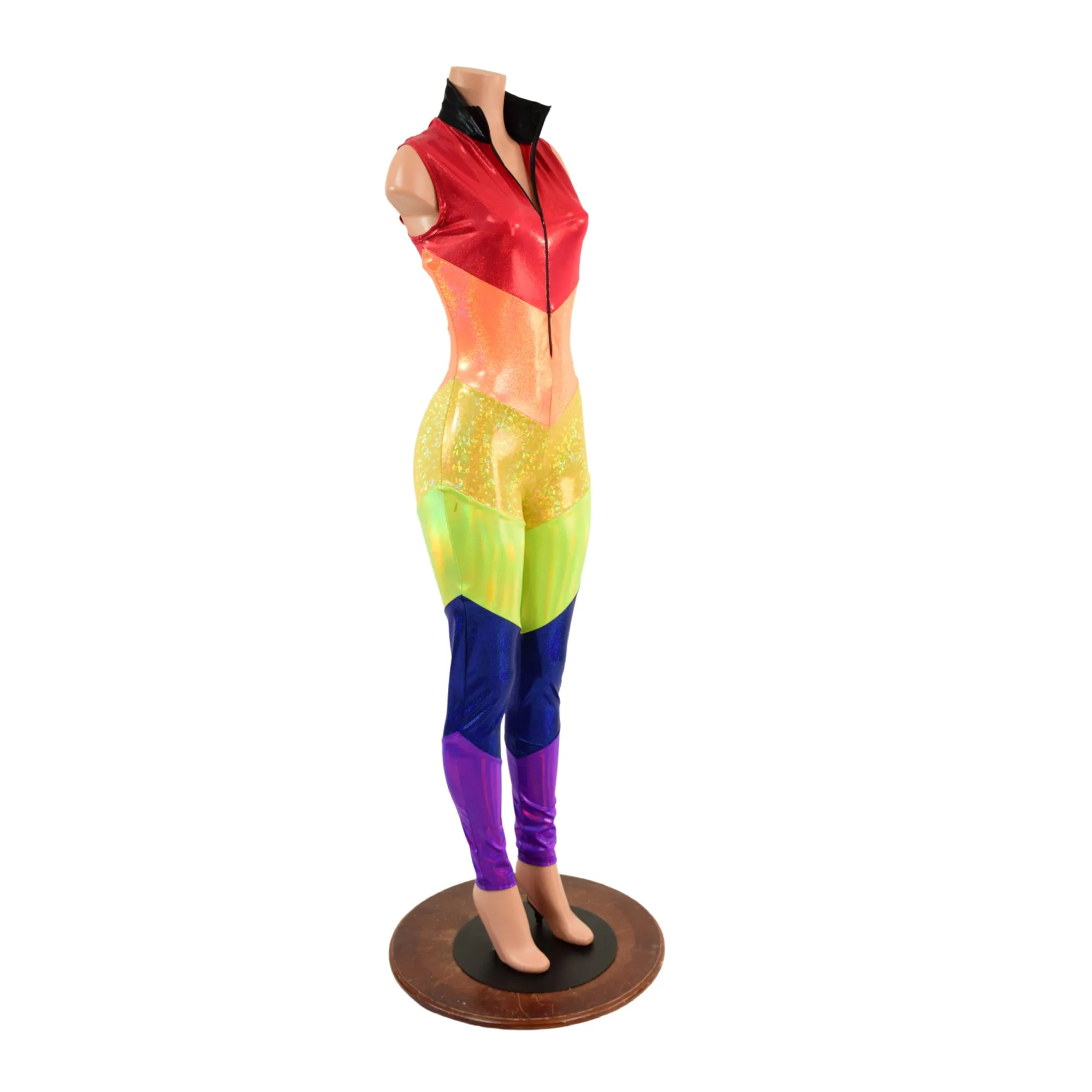 Sleeveless Rainbow Evolution Catsuit