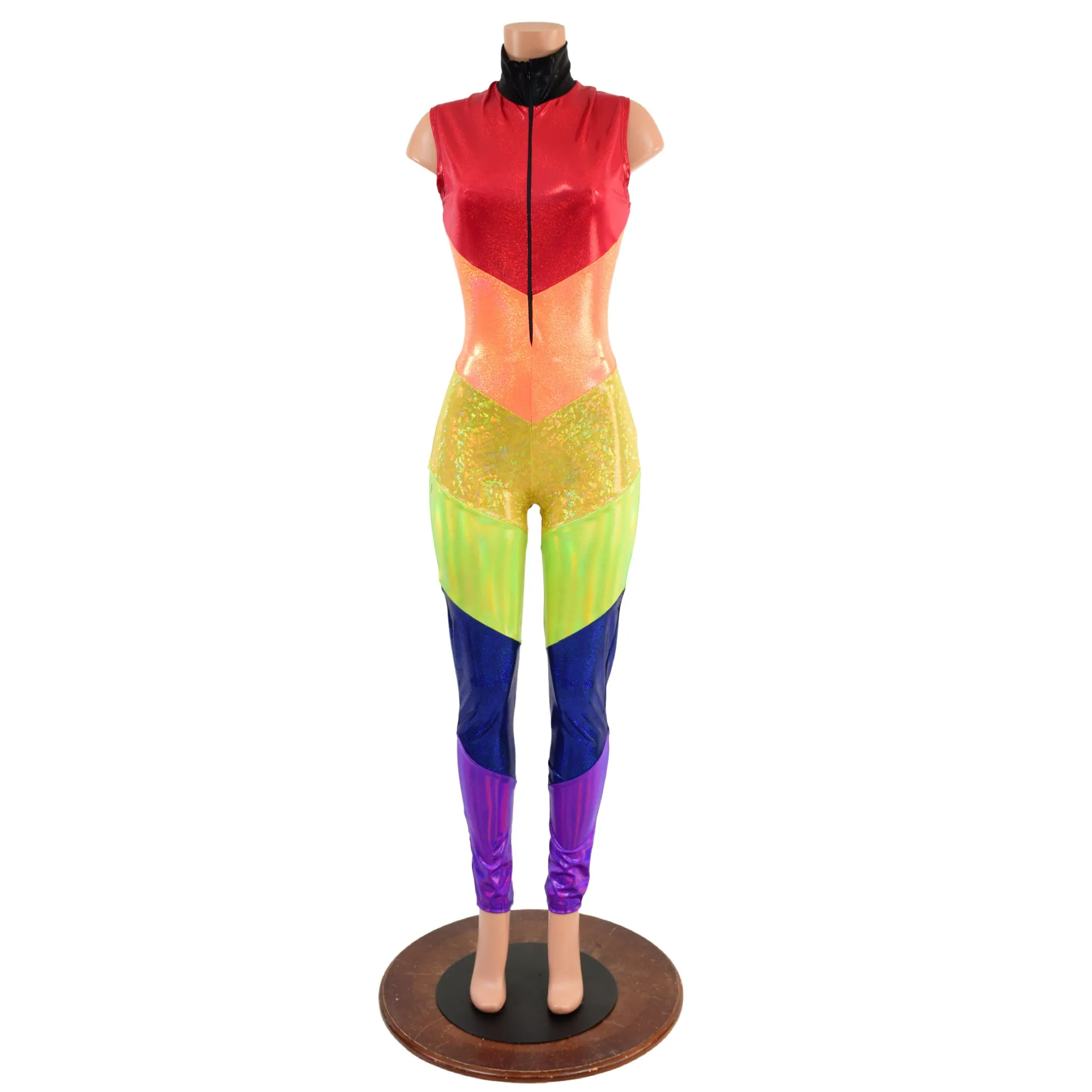 Sleeveless Rainbow Evolution Catsuit