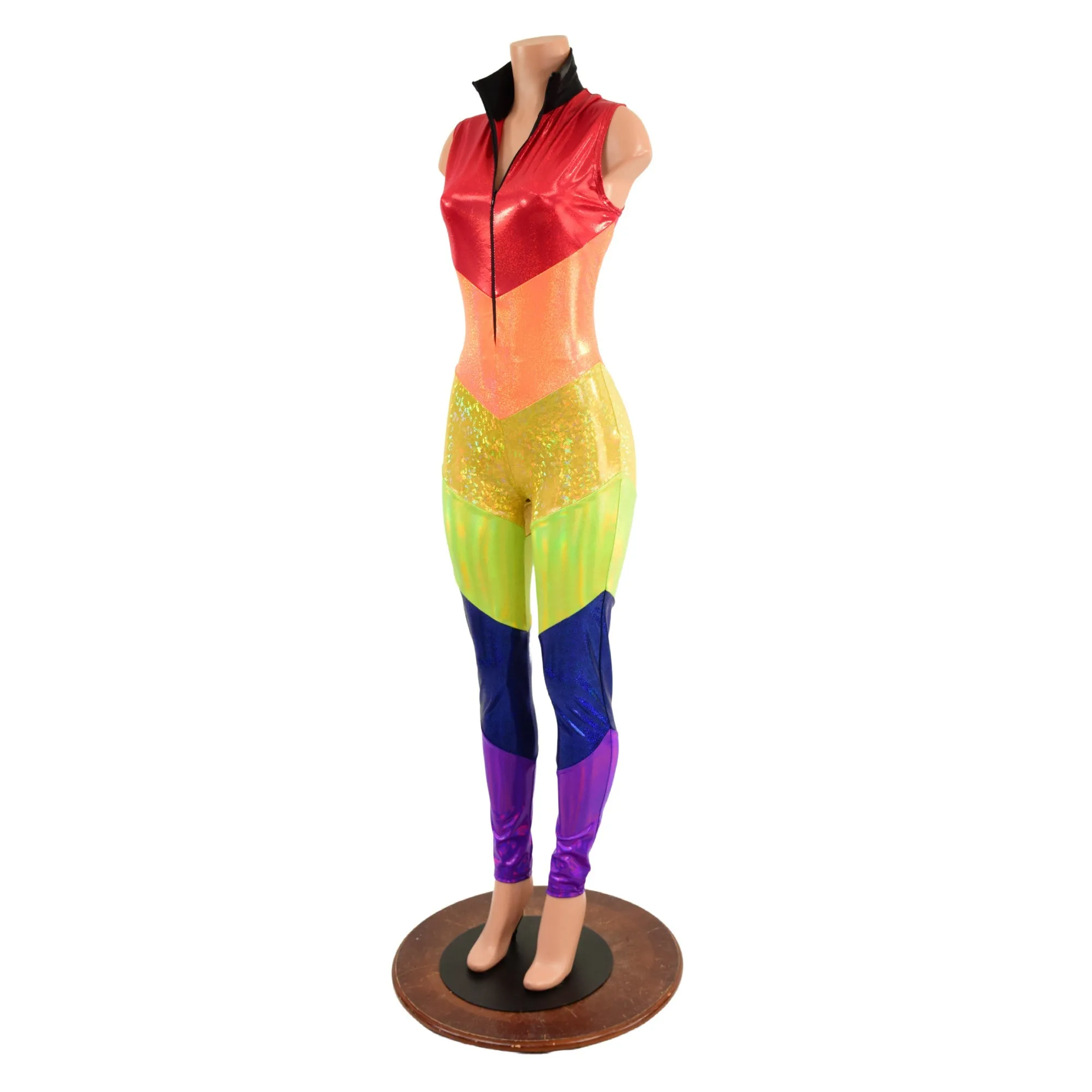 Sleeveless Rainbow Evolution Catsuit