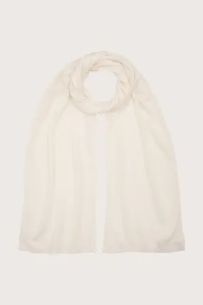 Soutra Long Scarf White Ice