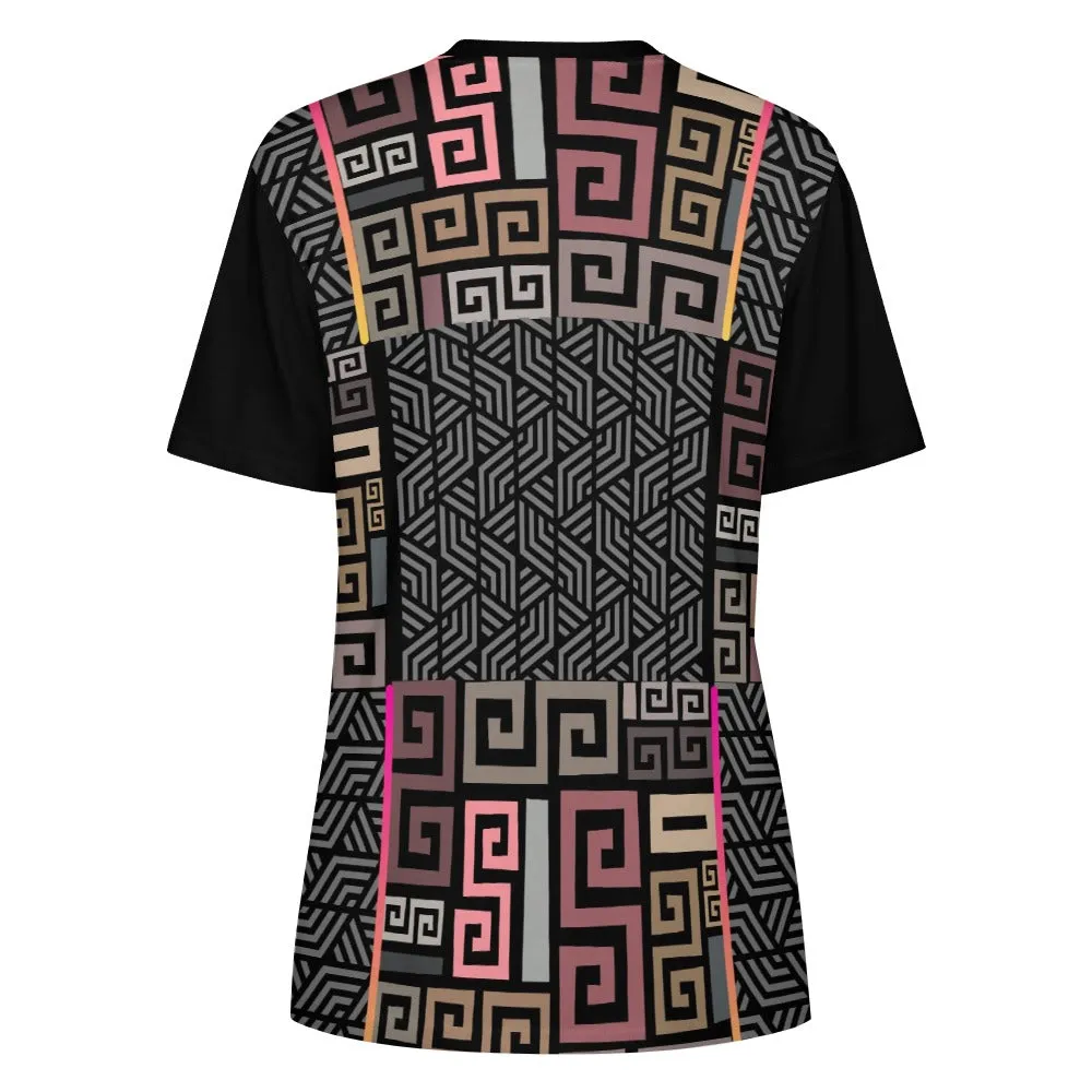 Squared Women's 100% Cotton T-Shirt