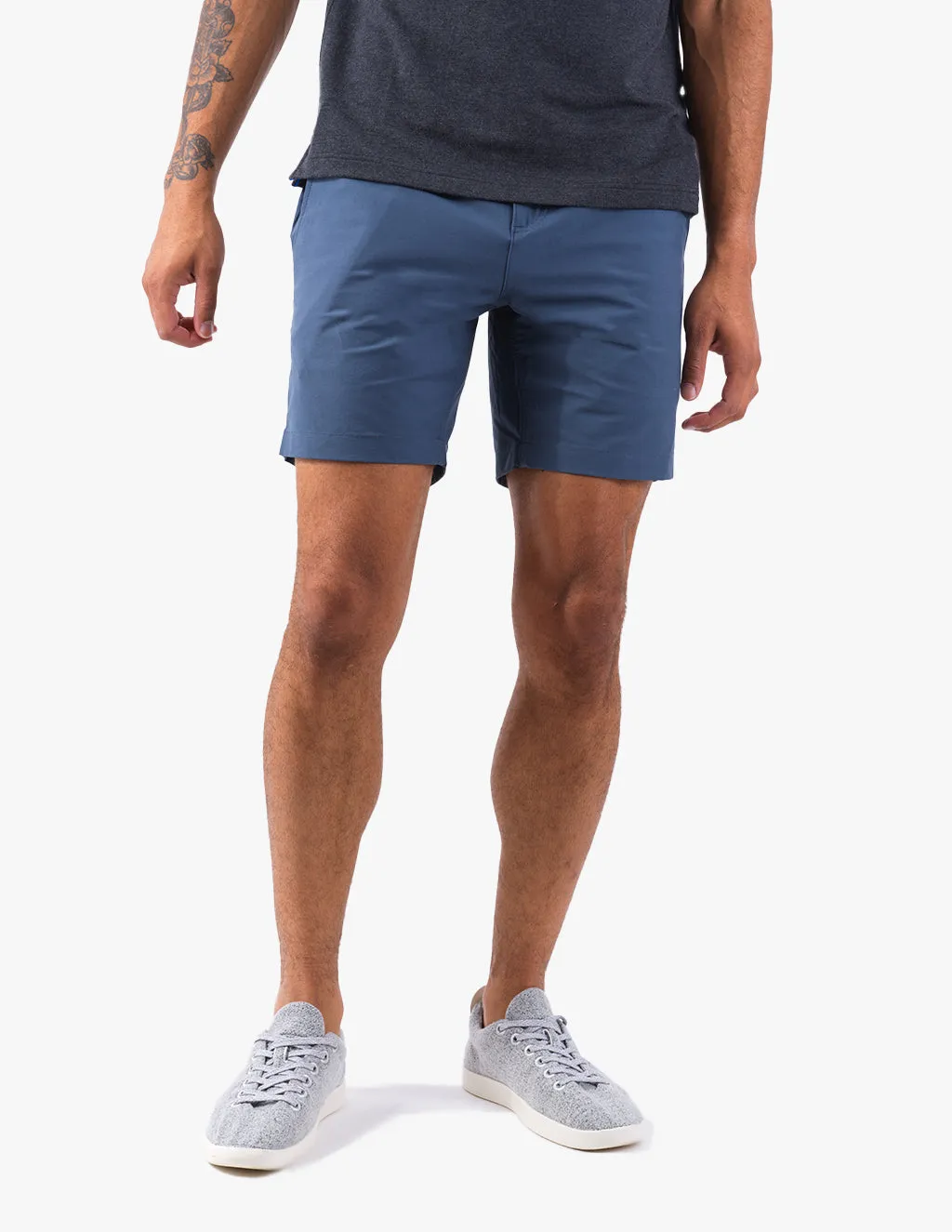 STEEL BLUE TRAVELERS SHORTS