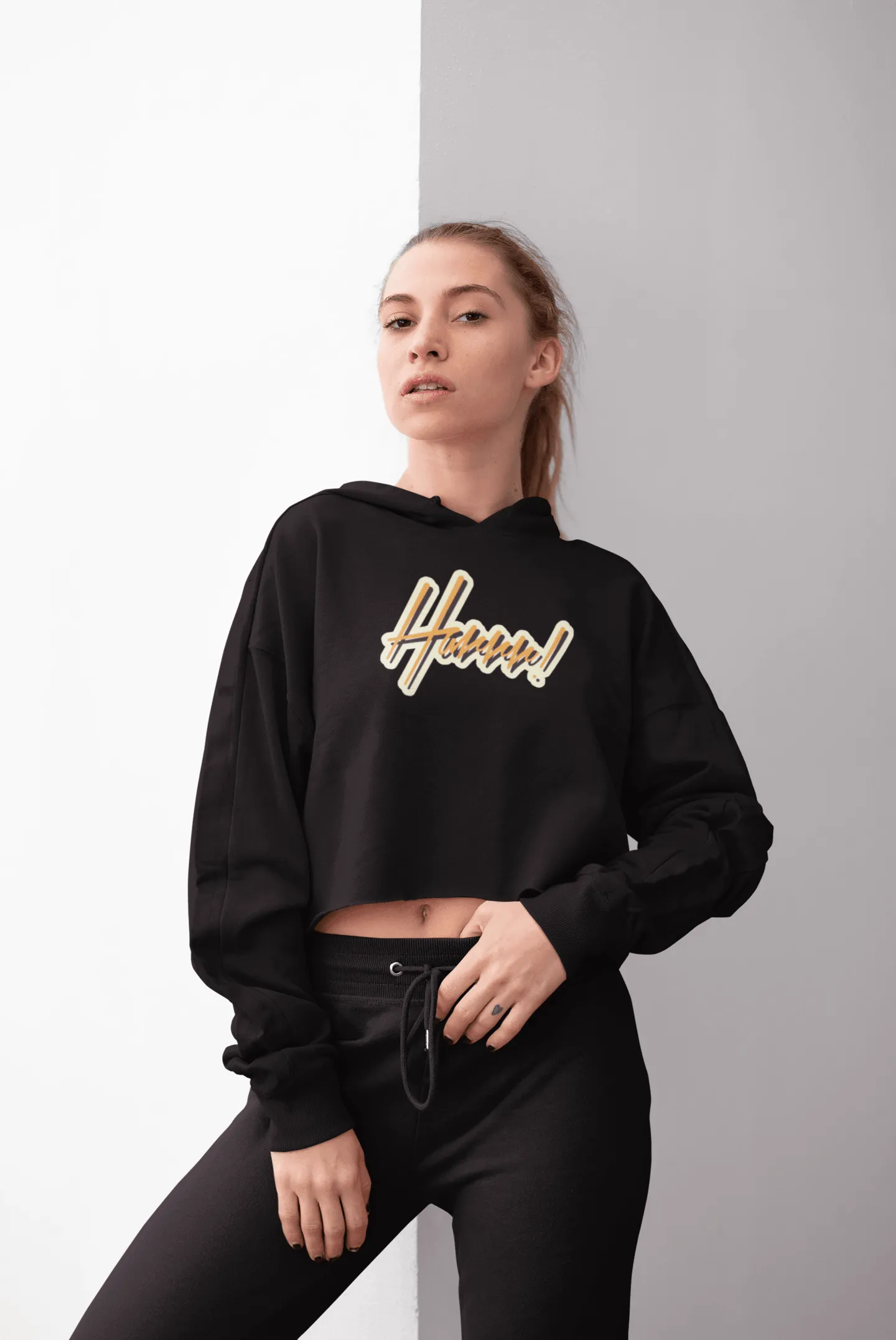 Stylish Girl Crop Hoodie for Women 24