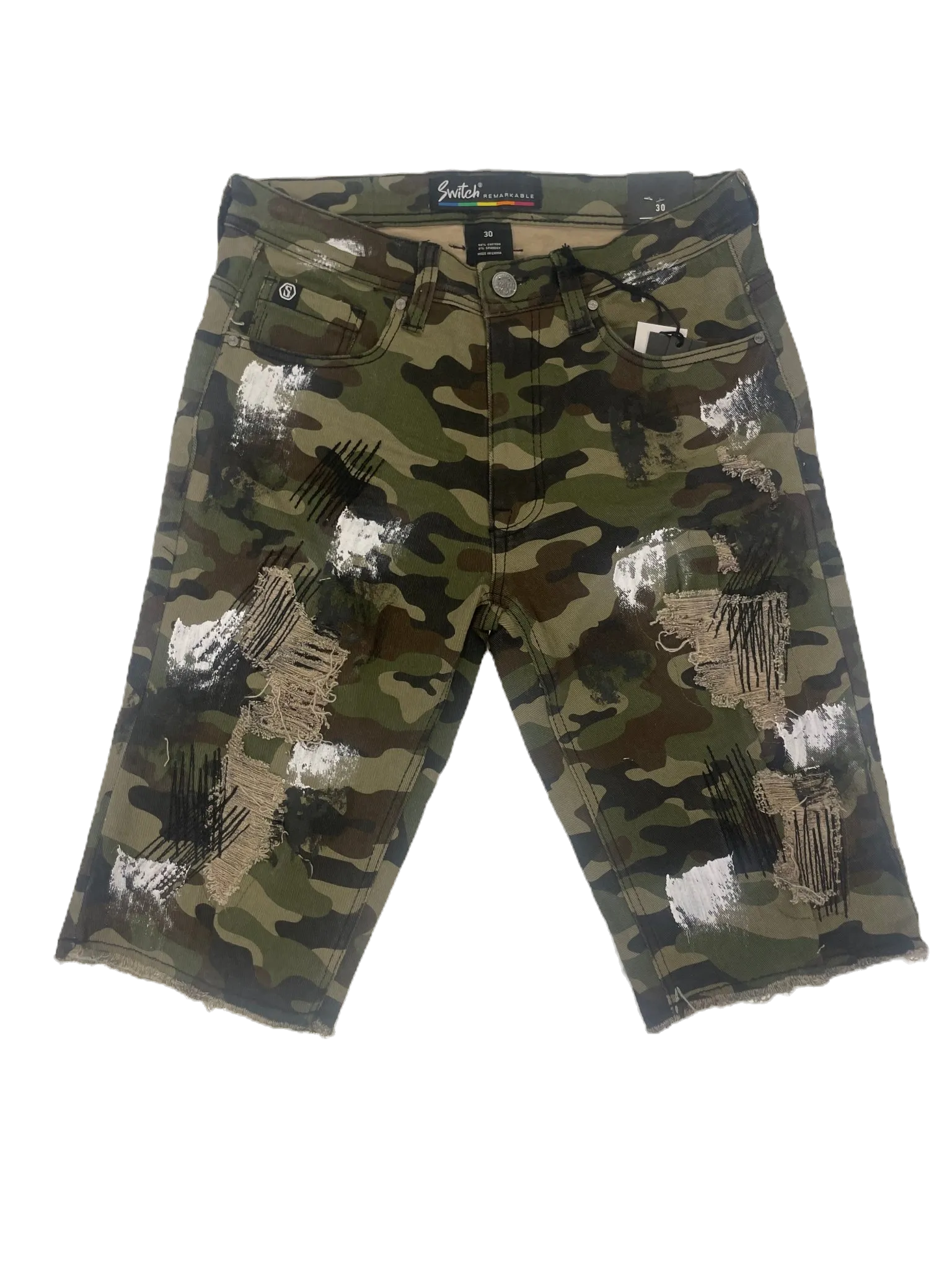 Switch "Camo" Jean Shorts