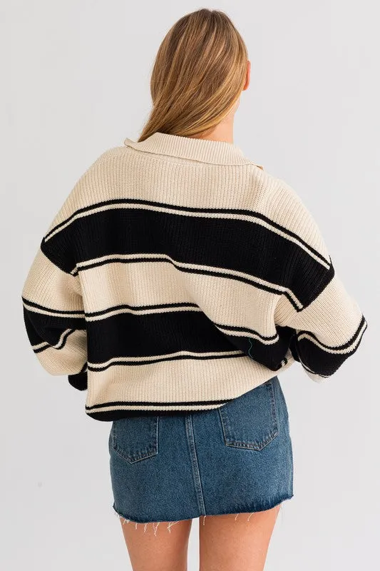 TEEK - Collared Oversized Sweater