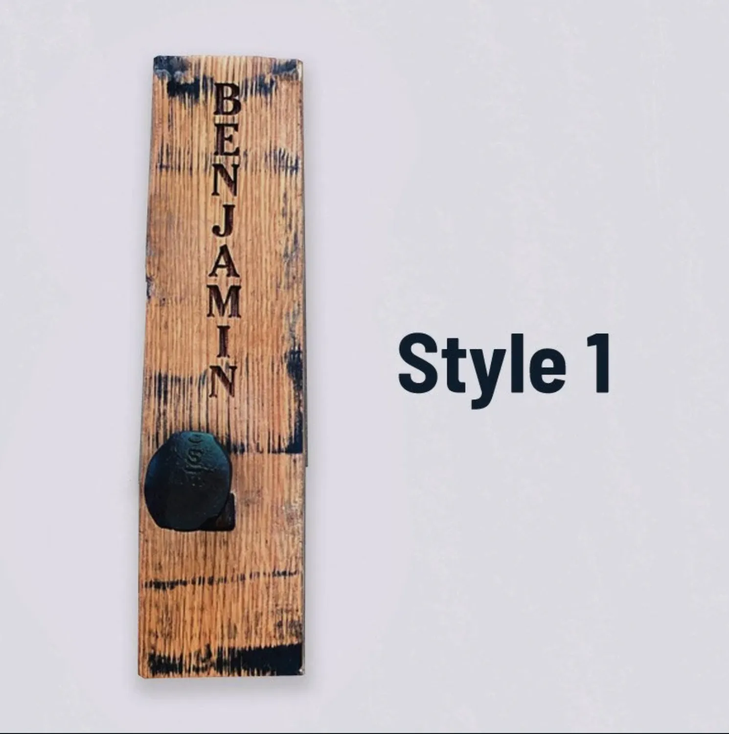 Tennessee Whiskey Barrel Personalized Wall Hangers Mudroom or Entryway Hooks