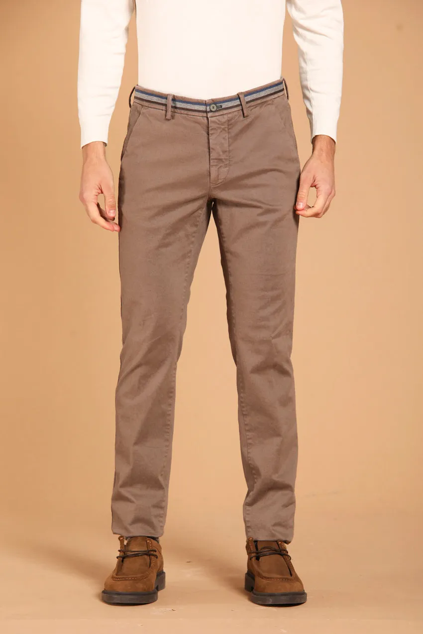 Torino Winter pantalone chino uomo in gabardina slim fit