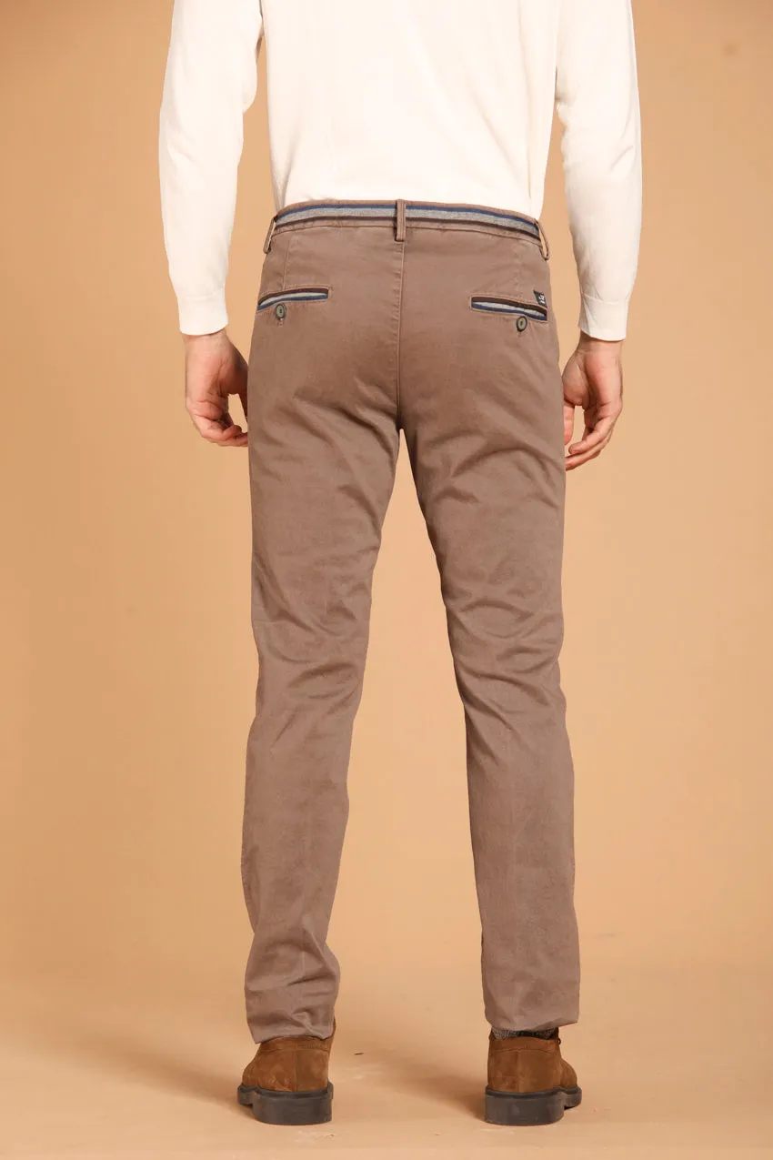 Torino Winter pantalone chino uomo in gabardina slim fit