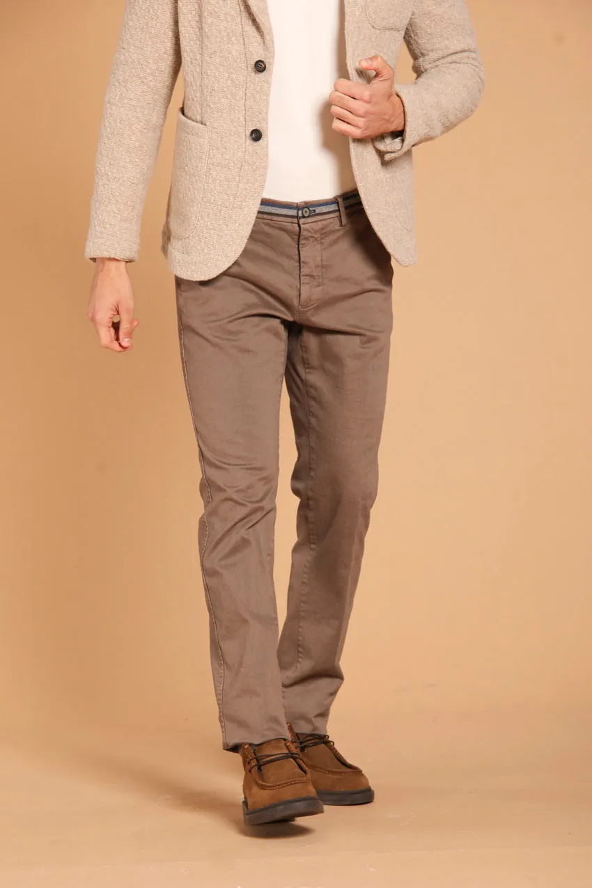 Torino Winter pantalone chino uomo in gabardina slim fit