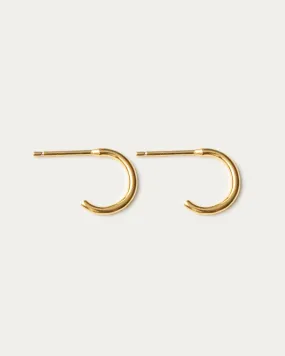 Trois Huggie Studs - 14K Gold