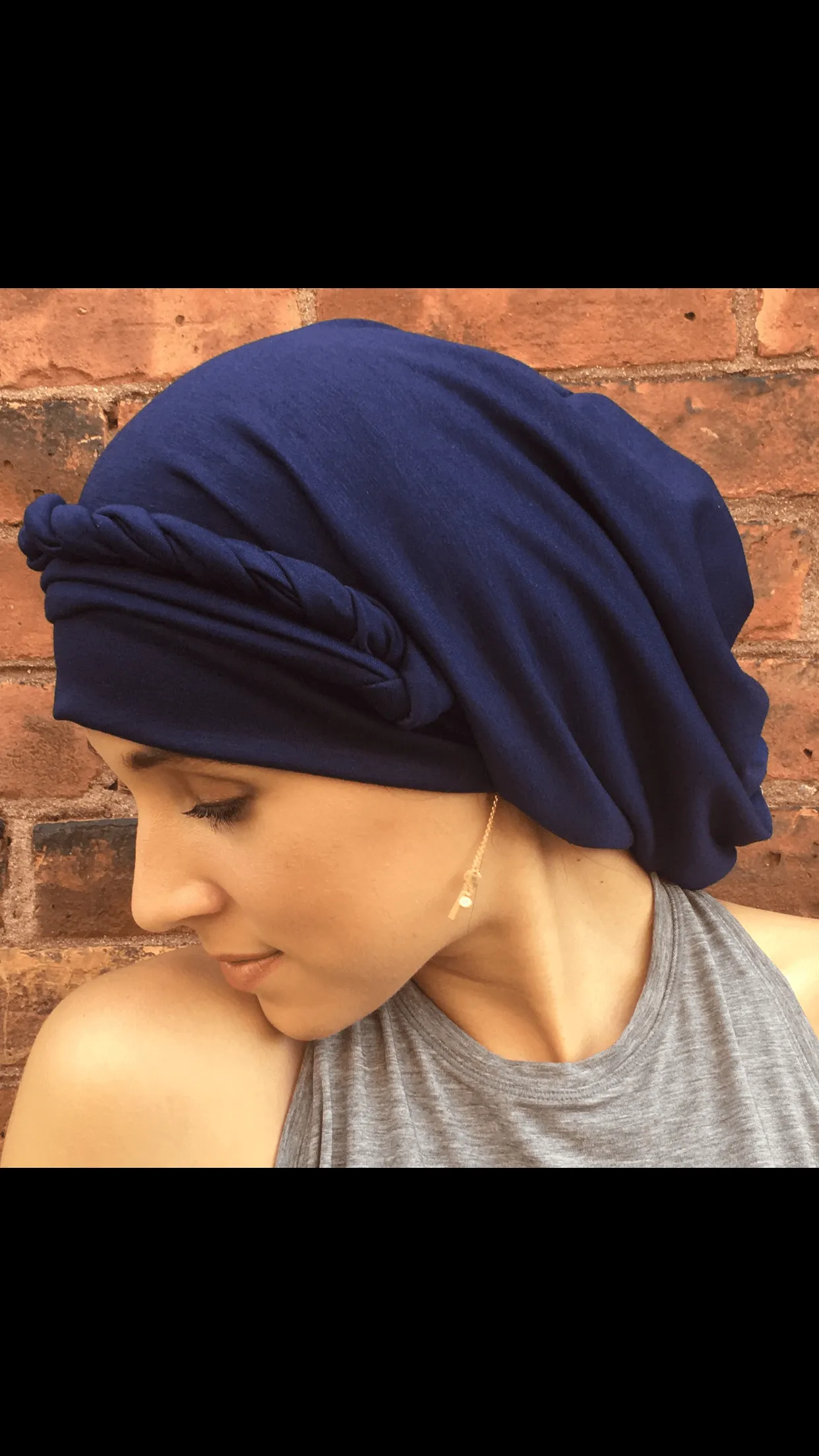 Turban For Woman | Modest Clothing |  Tie Up Hair Wrap Around Snood | Tichel Hijab For Hair Wrapping For Women | Made in USA