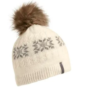 Turtle Fur Women's Lambswool Leira Snowflake Beanie