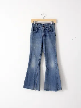 vintage 70s Levi's flare leg denim jeans, 26 x 30