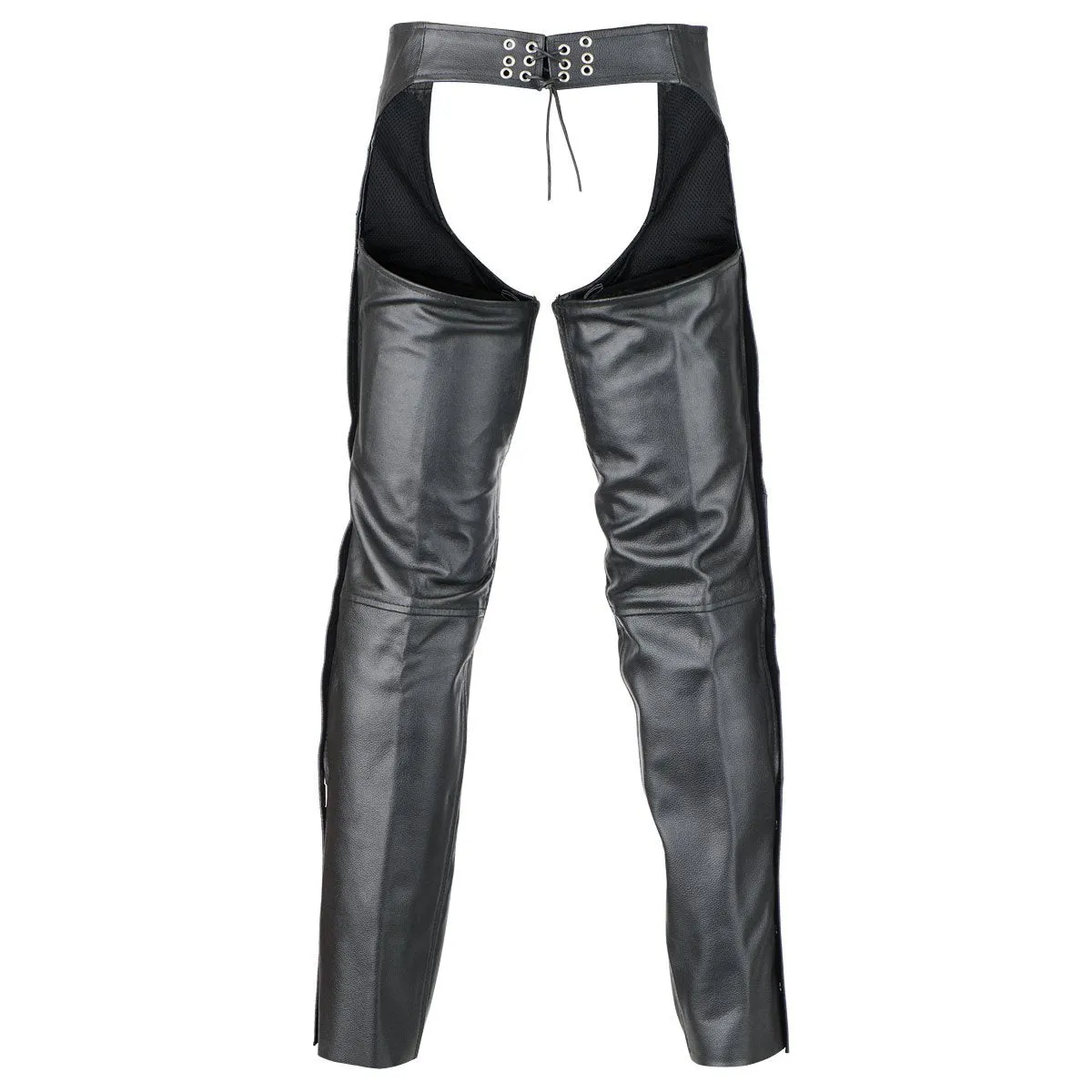 VL812S Deep Pocket Motorcycle Leather Chaps