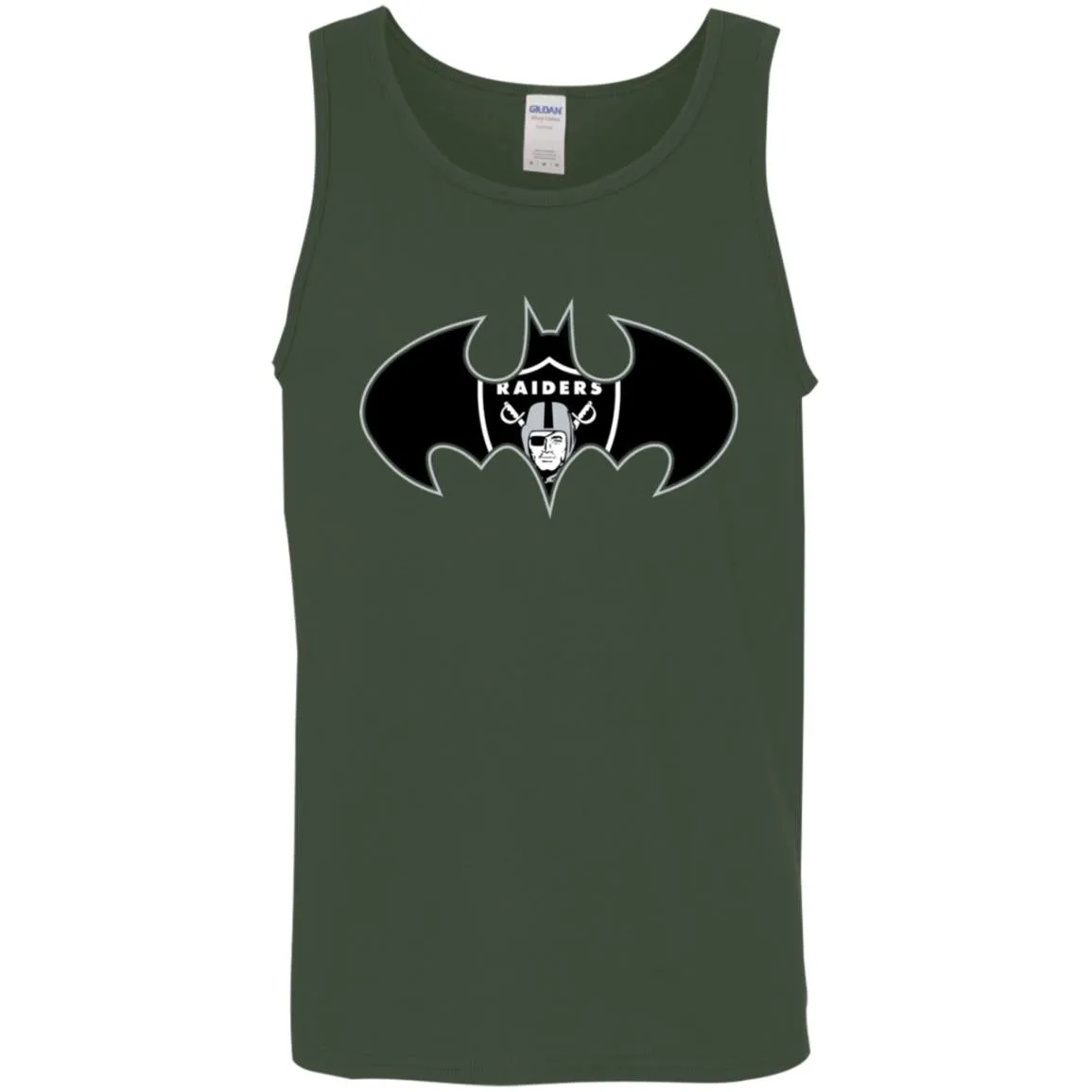 We Are The Oakland Raiders Batman Nfl Mashup Men Cotton Tank