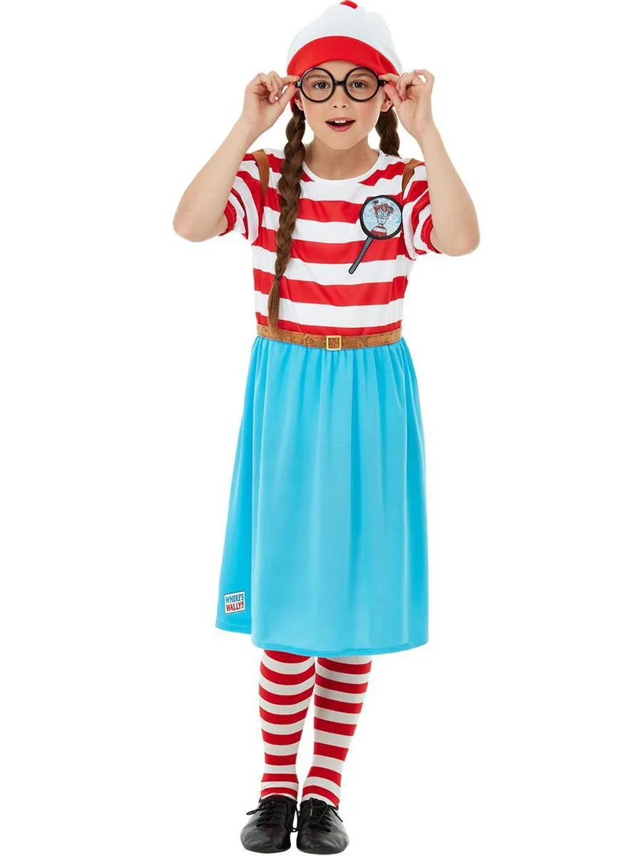 Where's Wally Deluxe Girls Wenda Book Week Costume