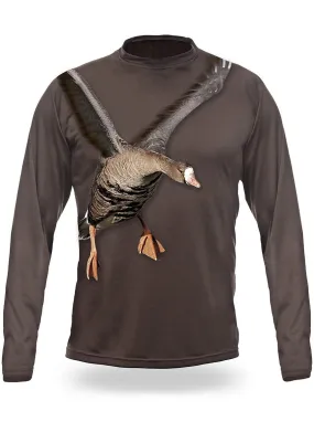 White Fronted Goose T-Shirt - Long Sleeve