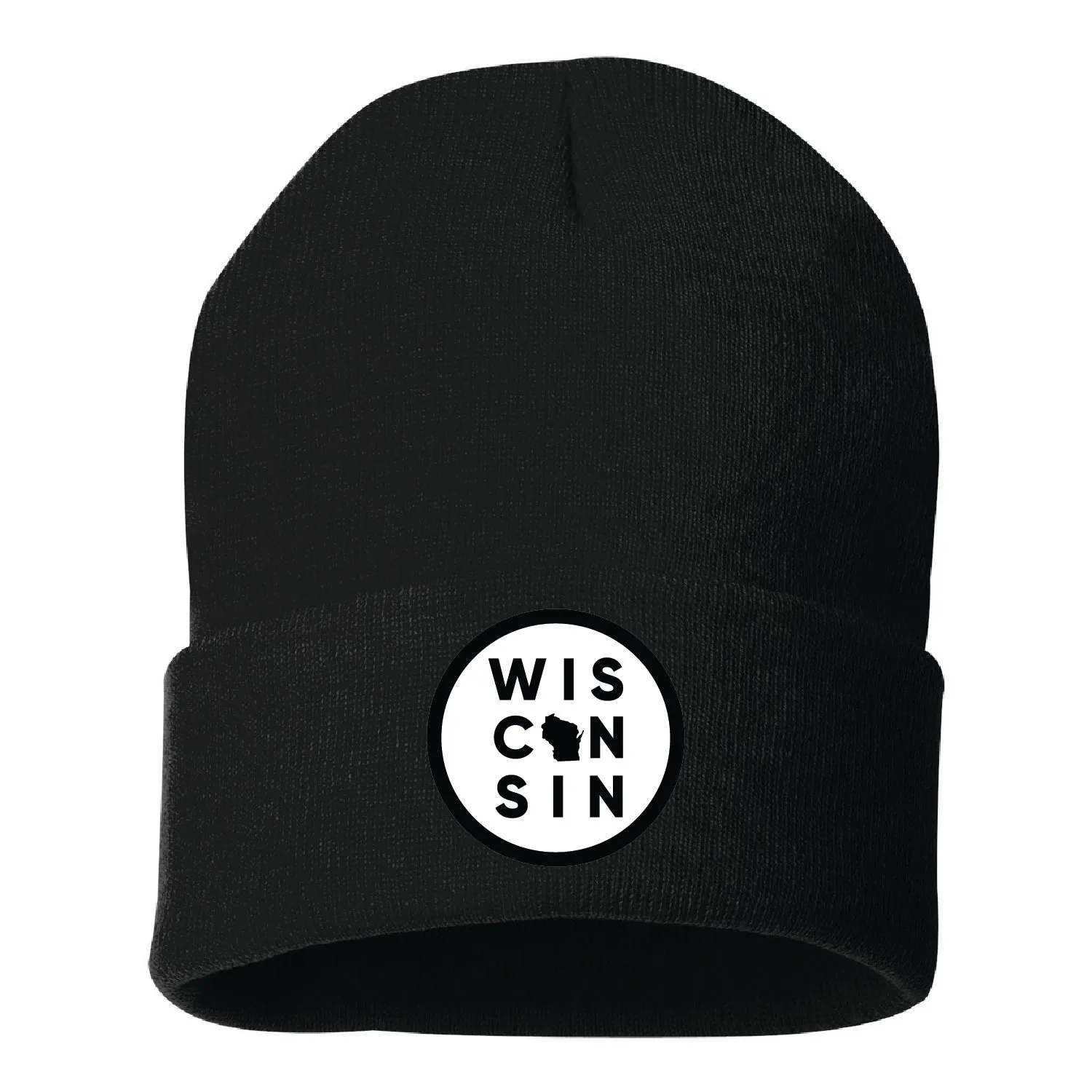 WI16 Solid 12" Cuffed Beanie