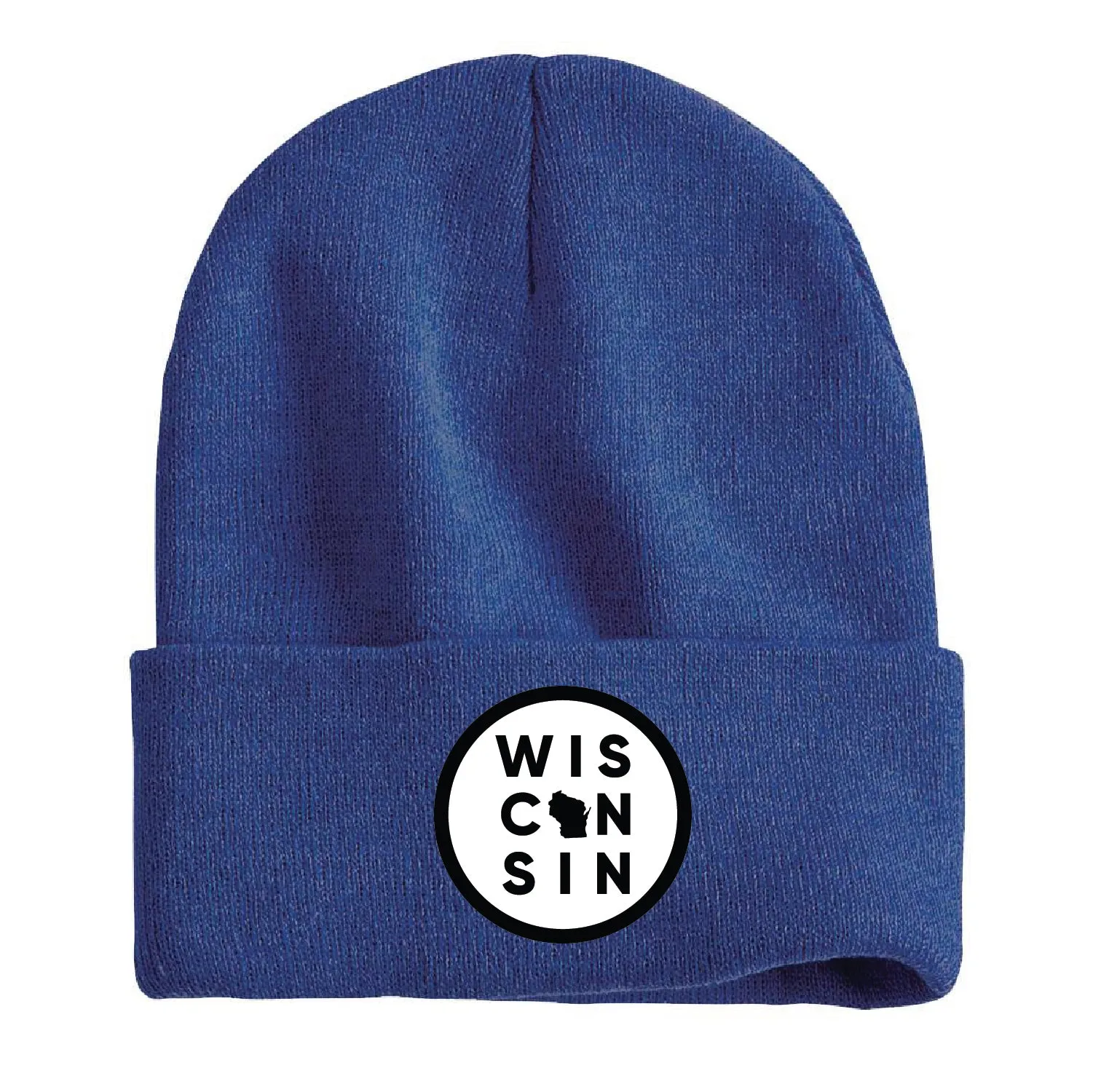 WI16 Solid 12" Cuffed Beanie