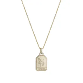 Zodiac Dog Tag Necklace